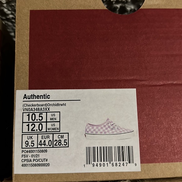 Vans Authentic checkered board orchid true white - Picture 8 of 8